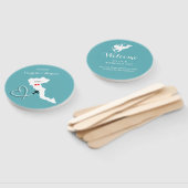 宛先ウェディングギリシャ島コルフ ハンドファン (組立なし)