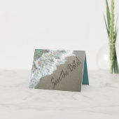 宛先ウェディングサンドの日付を保書存 案内状 (正面)