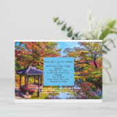 宛先ウェディングテーマ 招待状 (スタンド正面)