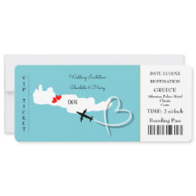 宛先ウェディングデスティネーションクレタチケット