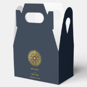 宛先ウェディングパスポートコンパス結婚式の引き出物 フェイバーボックス (オープン)