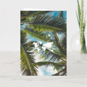 宛先ウェディングパームビーチ金ゴールドワールドマップInv 招待状 (裏面)