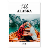 宛先ウェディングフォトシティ名旅行 テーブルナンバー (正面)