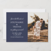 宛先ウェディングフォト日付の保存 セーブザデート (裏面)