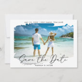 宛先ウェディングフォト日付の保存 セーブザデート (正面)