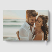 宛先ウェディングミニマルウォーターカラーパームツリー ゲストブック (裏面)