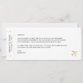 宛先ウェディングメイド・オブ・オーナー（花嫁付き添い人）提案カード 招待状 (裏面)