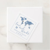 宛先ウェディングワールドマップトラベルテーマ フェイバータグ (インサイチュ)