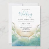 宛先ウェディング招待状QRコード 招待状 (正面)