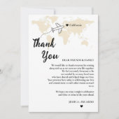宛先ウェディング推測テーブルサンキューカード 招待状 (正面)