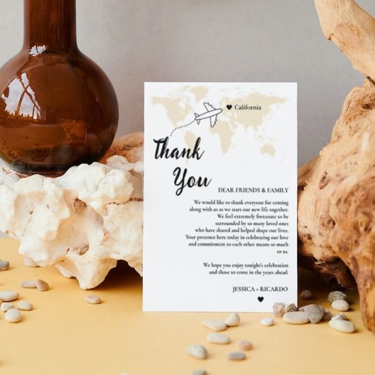 宛先ウェディング推測テーブルサンキューカード 招待状