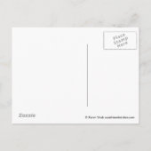 宛先ウェディング日付はがきを保存 案内ポストカード (裏面)