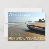 宛先ウェディング日付マグネットを保存 マグネット招待状 (正面)