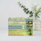 宛先ウェディングRSVPポストカード インビテーションポストカード (スタンド正面)