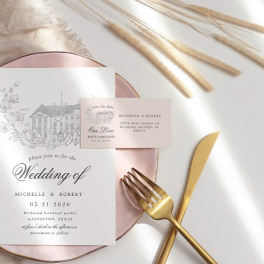 宛先エレガントフローラ日付の保存 ラベル