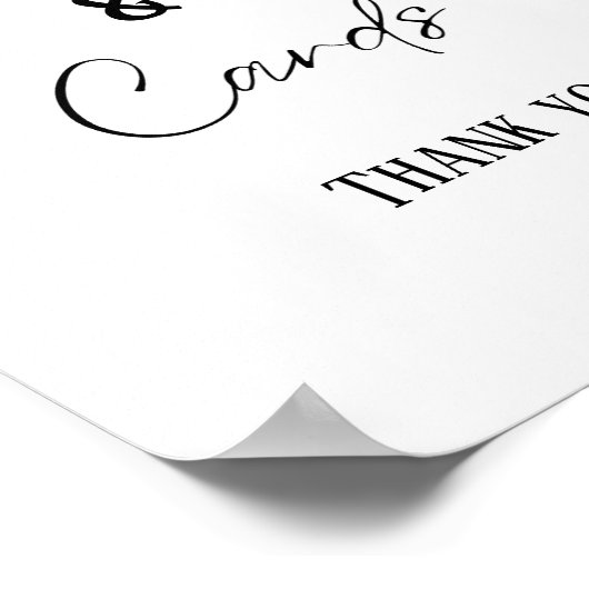 宛先ギフトとカードのブライダルシャワー記号 ポスター (角)