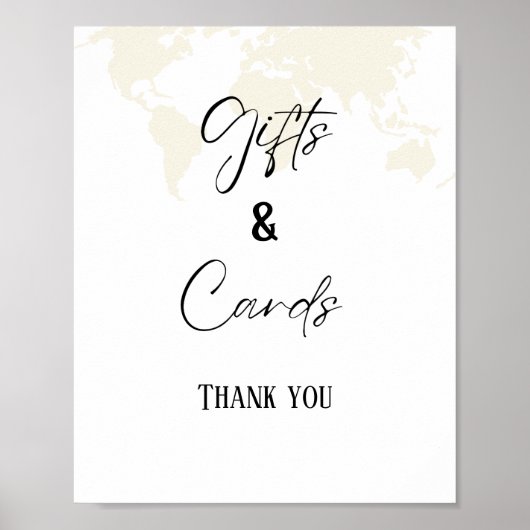 宛先ギフトとカードのブライダルシャワー記号 ポスター (正面)