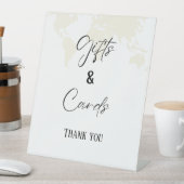 宛先ギフトとカードのブライダルシャワー記号 台座サイン (インサイチュ)