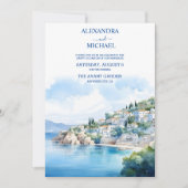 宛先サントリーニ結婚ズ 招待状 (正面)