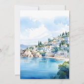 宛先サントリーニ結婚ズ 招待状 (裏面)