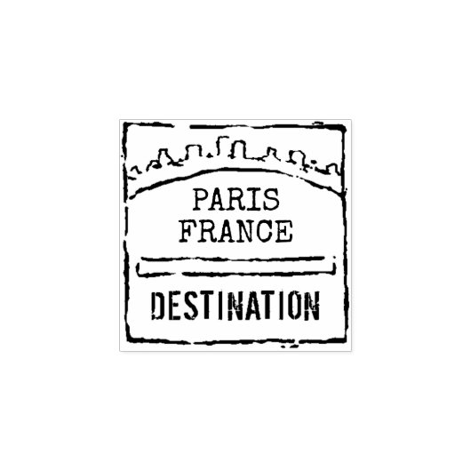 宛先スタンプの結婚宛先、旅行パーティー ラバースタンプ (インプリント)