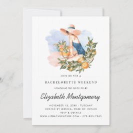 宛先バチェロレッテ週末|柑橘園 招待状