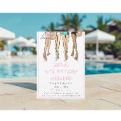 宛先バースデーパーティーウィークエンドビキニファッション 招待状