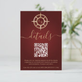 宛先パスポートコンパスQRコード詳細 エンクロージャーカード (スタンド正面)