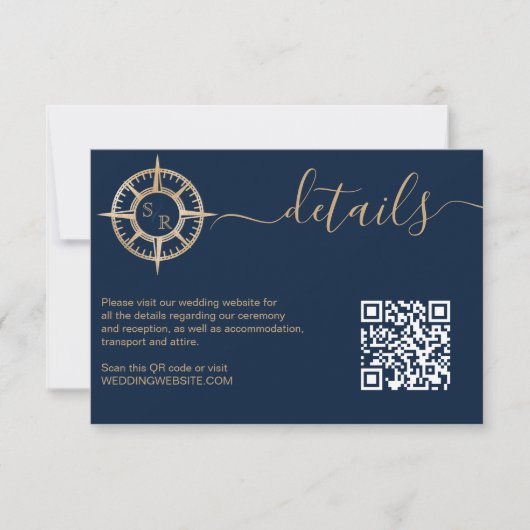 宛先パスポートコンパスQRコード詳細 出欠カード (正面)