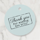 宛先パスポートスタンプ旅行テーマ フェイバータグ (裏面)