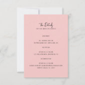 宛先モダンバラ結婚のエンクロージャカード 招待状 (正面)