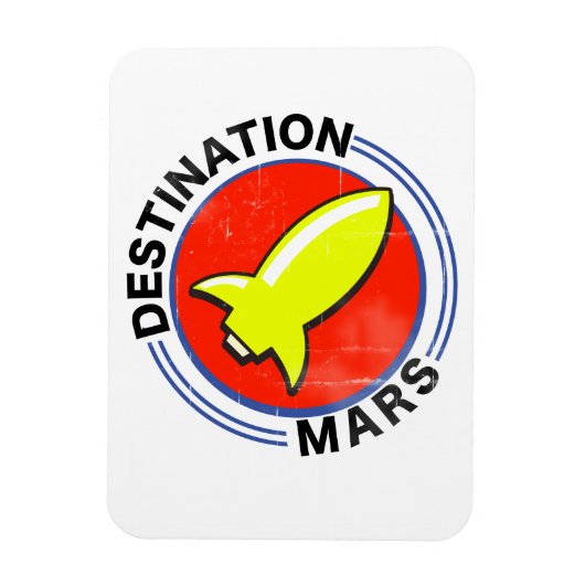 宛先火星 マグネット (縦)