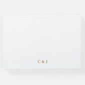 宛先素朴結婚の ゲストブック (裏面)