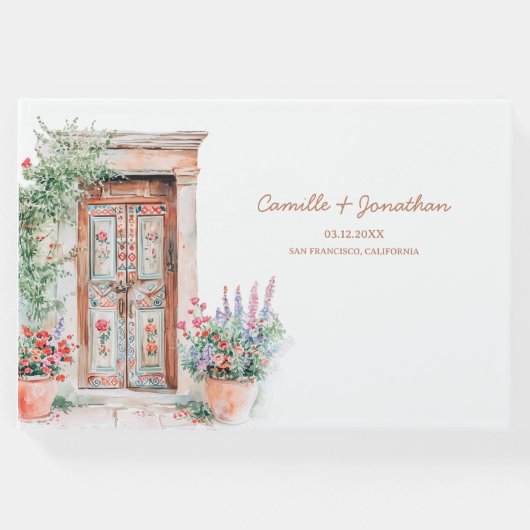 宛先素朴結婚の ゲストブック (正面)