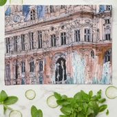 宛先 |ウォーターカラー素朴ホテルデヴィル キッチンタオル (折り畳み)