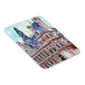 宛先 |ウォーターカラー素朴ホテルデヴィル マグネット (右側)