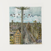 宛先 |ウオーターカラーヨーロッパスイングライド タペストリー (正面)