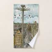 宛先 |ウオーターカラーヨーロッパスイングライド バスタオルセット (ハンドタオル)