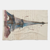 宛先 |エッフェル塔からの手紙 キッチンタオル (横)