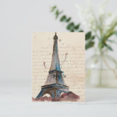 宛先 |エッフェル塔からの手紙 ポストカード (スタンド正面)