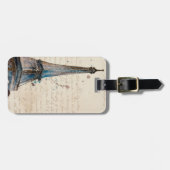 宛先 |エッフェル塔からの手紙 ラゲッジタグ (正面横)