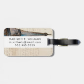 宛先 |エッフェル塔からの手紙 ラゲッジタグ (裏面横)