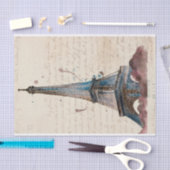 宛先 |エッフェル塔からの手紙 薄葉紙 (クラフト)