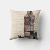 宛先 |ビッグベンからのヴィンテージ手紙 クッション (裏面)