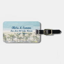 宛先：ビーチバケーション荷物タグ