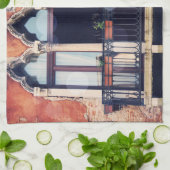 宛先 |ベニス素朴建物 キッチンタオル (折り畳み)