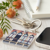 宛先 |ベニス素朴建物 キーホルダー (正面右)