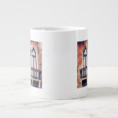 宛先 |ベニス素朴建物 ジャンボコーヒーマグカップ (正面)