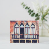 宛先 |ベニス素朴建物 ポストカード (スタンド正面)