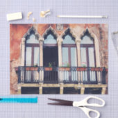 宛先 |ベニス素朴建物 薄葉紙 (クラフト)